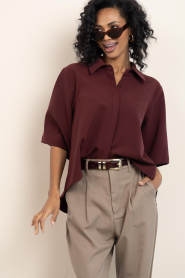 Est'Seven |  Blouse Alijah | burgundy | Picture 4