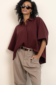 Est'Seven |  Blouse Alijah | burgundy | Picture 2