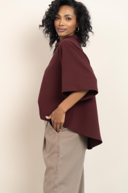 Est'Seven |  Blouse Alijah | burgundy | Picture 6