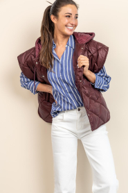 Est'Seven |  Padded bodywarmer Noelle | burgundy | Picture 2