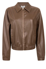 Aaiko |  Cropped jacket Ravi | dark green | Picture 1