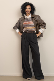 Aaiko |  Cropped jacket Ravi | dark green | Picture 3