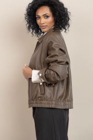 Aaiko |  Cropped jacket Ravi | dark green | Picture 5