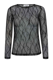 Co'Couture |  Mesh top Mercy | brown | Picture 1