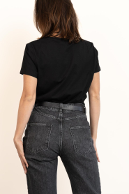 Co'Couture |  T-shirt with print Coco | black | Picture 9