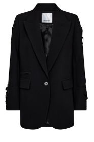Co'Couture |  Eyelet braided blazer Vola | black | Picture 1