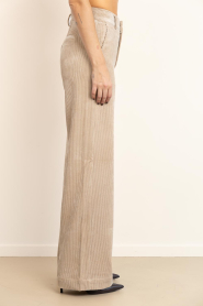 Co'Couture |  Corduroy trousers Daisy | beige | Picture 7