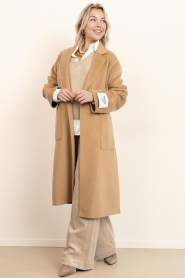 Co'Couture |  Corduroy trousers Daisy | beige | Picture 2