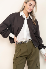 Co'Couture | Ballon bomberjas Luna | bruin | Afbeelding 2