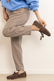 Posa |  Loafers with fringes Boat | brown | Picture 5