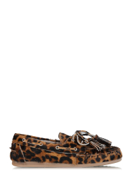 Posa |  Loafers with fringes and print Boat | animal print | Picture 1