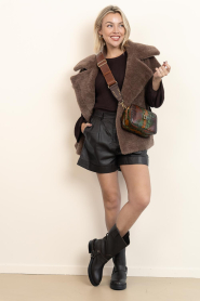 Posa |  Boots with silver colored details Tora | brown | Picture 4