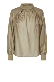 Second Female |  Lyocell top with ruffles Kannika | beige | Picture 1