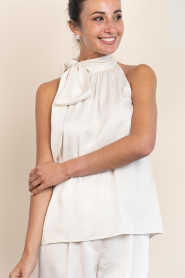 Second Female |  Viscose blend top Kura | natural | Picture 4