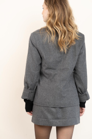 Second Female |  Lined wool mix blazer Milea | grey | Picture 7
