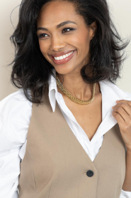 Little Soho |  Chain necklace Lola | gold | Picture 4