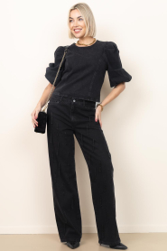 Dante6 |  Jeans with fringes Nuit | black | Picture 2