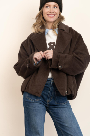 American Vintage |  Knitted beanie East | brown | Picture 2