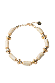 BOW19 |  Necklace with colored beads Luna | natural | Picture 1
