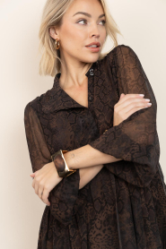 BOW19 |  Bracelet with colored stone Bon | brown | Picture 3