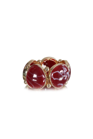 BOW19 |  Bracelet with colored stones Vala | burgundy | Picture 1