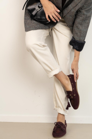 Toral |  Suède loafer with fringes Shima | burgundy | Picture 3