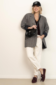 Toral |  Suède loafer with fringes Shima | burgundy | Picture 4