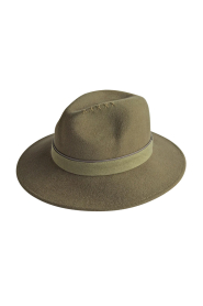 House of Ord |  Panama hat with linen band Taylor | green | Picture 1