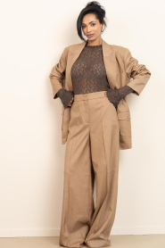 Ibana |  Lace top Taola | dark brown | Picture 3