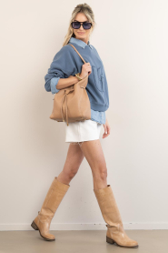 Ivylee Copenhagen :  Leather boots Palmer | beige - img2