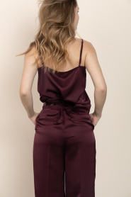 Dante6 |  Shiny top with lace Ipso | burgundy | Picture 7