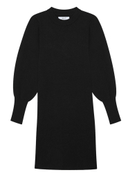 Janice |  Soft knitted dress Clay | black | Picture 1