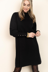 Janice |  Soft knitted dress Clay | black | Picture 5