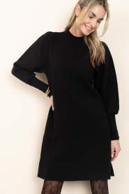 Janice |  Soft knitted dress Clay | black | Picture 7