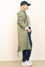 American Vintage :  Lined long coat Zotcity | green - img4