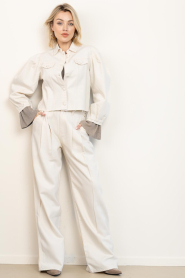 Ibana :  Wide leg jeans Pristina | natural - img2