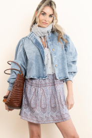 Ibana |  Denim blouse/jacket Tessa | blue | Picture 2