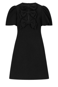 Ibana |  Mini dress with bows Darcey | black | Picture 1