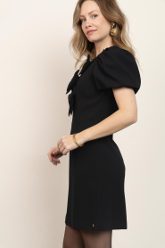 Ibana |  Mini dress with bows Darcey | black | Picture 6
