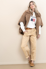 Mercer |  Knitted sweater with print Lilly | natural | Picture 3