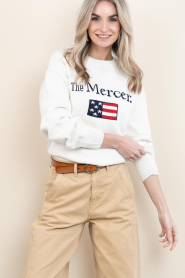 Mercer |  Knitted sweater with print Lilly | natural | Picture 2