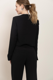Dante6 |  Jacket with silver colored pearls Virgo | black | Picture 8