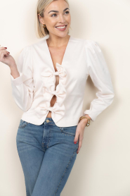 Dante6 |  Top with bow details Soralla | natural | Picture 4