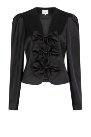 Dante6 |  Top with bow details Soralla | black | Picture 1