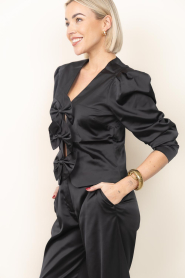 Dante6 |  Top with bow details Soralla | black | Picture 5