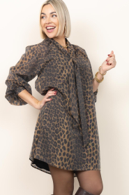 Dante6 |  Tencel mini dress with print Leigh | animal print | Picture 7