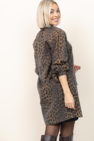 Dante6 |  Tencel mini dress with print Leigh | animal print | Picture 8