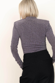 Dante6 |  Stretch lurex body Healey | purple | Picture 9