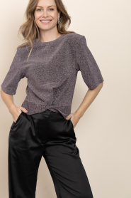 Dante6 |  Lurex top Fantina | purple | Picture 2