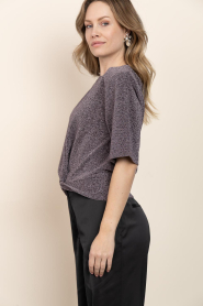 Dante6 |  Lurex top Fantina | purple | Picture 6